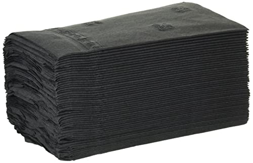 Perfectware 2 Ply Black Paper Dinner Napkins- 50 Count #TOP1
