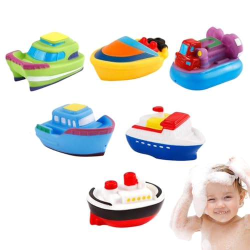 Jouet d'eau pour baignoire avec 6 outils de jeu flottants qui stimulent l'éveil