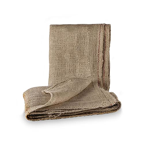 DOJA Industrial | Saco de Yute 50 x 80 | 7 onzas | Pack 2 | Bolsa Rafia para Decoracion Jardin | Saco de Patatas Tela Rafia, Decoracion Rustica Vintage, Sacos Cafe Regalo Reyes Magos, Bolsas de Yute Cover