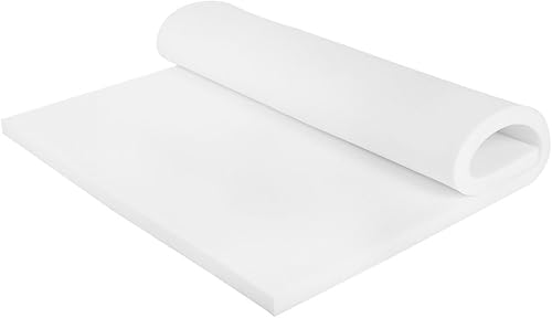 Miniatura 6 de Giantex Cubrecolchón de espuma viscoelástica 45D blanca (tamaño King (80.0 x 76.0 pulgadas), 4 pulgadas de grosor