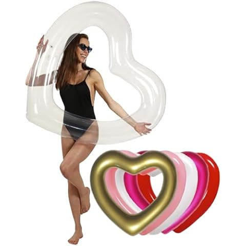 LOTELI Heart Shaped Pool Float Cover