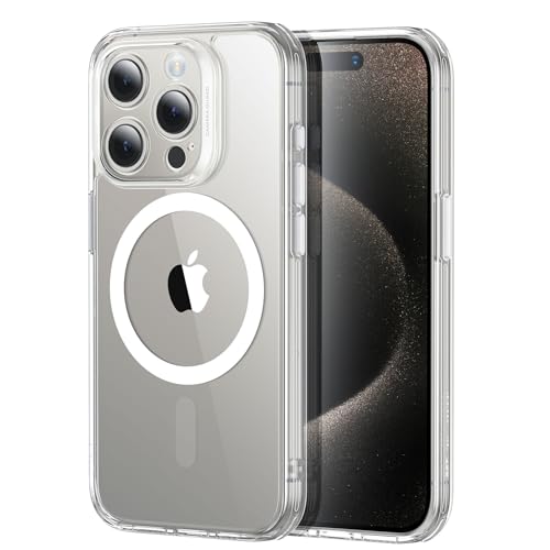 ESR pour iPhone 15 Pro Coque Magnétique, Transparente