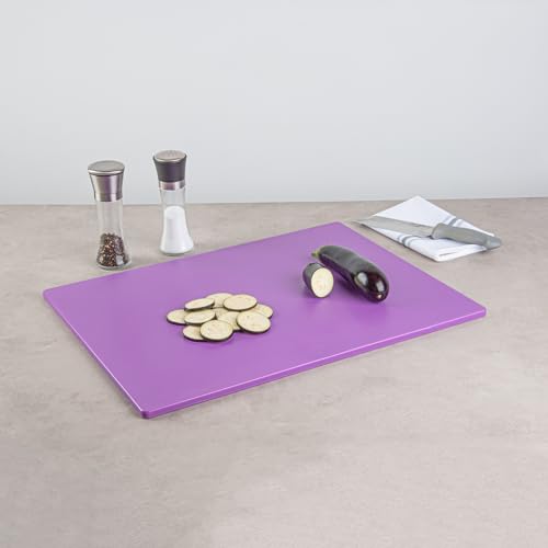 Tabla de Cortar Plástica Restaurante 24x18 Pulgadas Morada miniatura 4