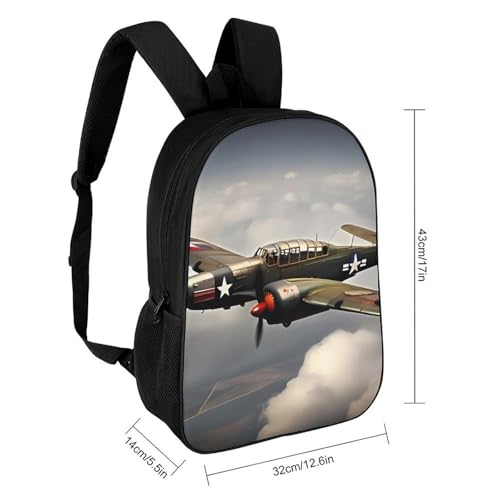 Sac à dos d'avion ordinateur portable 43,2 cm durable et léger