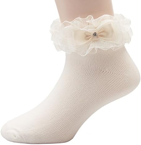 OLIVIA KOOGirl's Organza Multi Ruffle Top Anklet Socks (Infant to 11 Years)