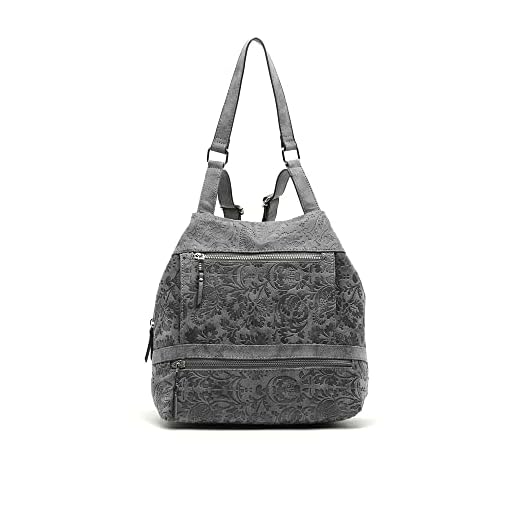 MISAKO Mochilas Antirrobo - Bolso Mochila con asas regulables de viaje para mujer - Negro - 28X30X11cm