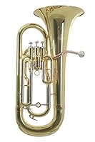 Roy Benson Bb-Euphonium EP-301 (Professionelles Blasinstrument, mit Goldmessing Mundrohr, Neusilber Außenzüge, Edelstahl Ventile, mit komfortablem Formetui)