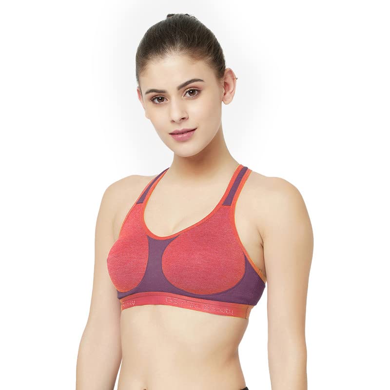 groversons paris beauty Women's Non-Padded Non-Wired Racer Back Sports Bra (BR172)-picture-33