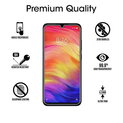 Capa Transparente + 2 Películas de Vidro Temperado Xiaomi REDMI NOTE 7