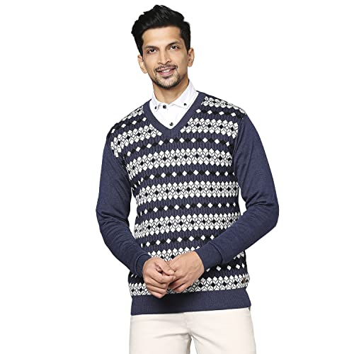 Raymond Dark Blue Sweater (Size: 42)-RMWX01114-B6