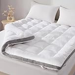 SAPHREAS 3 Inch Memory Foam Mattress Topper King Size, Extra Soft Pillow Top Mattress Pad with Breathable Air Mesh Sides, Back Pain Relief, Fluffy Shredded Foam Filled