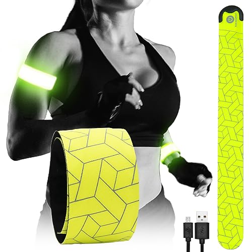 HAPPYJOINT ランマーカーチャージ ランニング ライト 充電式 点滅 腕 手首