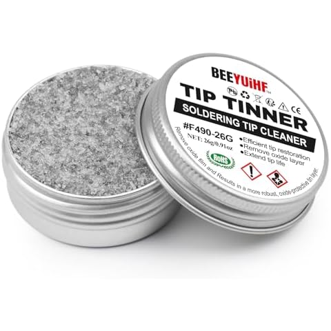 BEEYUIHF Soldering Tip Tinner Cleaner 0.92oz Cover