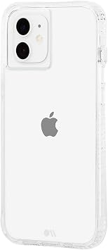 Case-Mate CM043602 Anti-Bacterial 4.5m Drop Impact Hybrid Case Mate Tough Clear Plus/w Micropel for iPhone 12 Mini