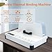 Kindevieft Binding Machine, Book Binding Machine, Thermal Binding Machine Hot Melt Glue Electric Book Binder for Envelopes Reports Invoices Office Contract Documents and Home Use