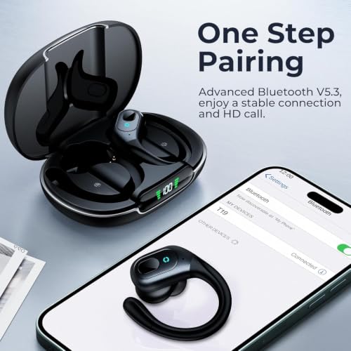 occiam Active Noise Cancelling Earbuds Wireless Bluetooth Headphones