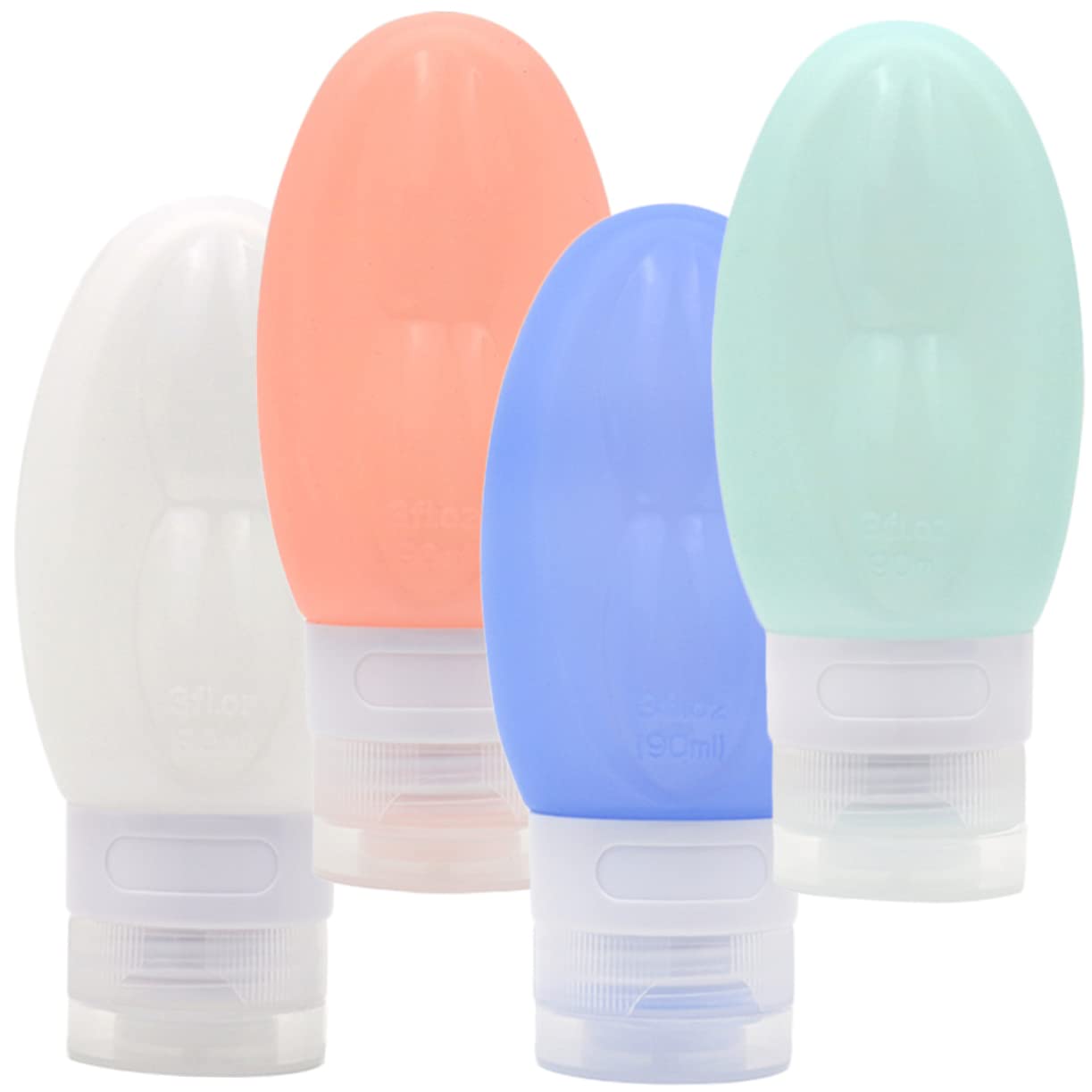 FOMIYES 3 Set Di Flaconi Da Viaggio Ricaricabili Flaconi Da Toilette Da Viaggio Compatti A Prova Di Perdite Set Da 4 Pezzi*3