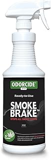 Odorcide Smoke Brake Odor Eliminator Spray - Ready-to-Use Smoke Odor Neutralizer - Smoke Odor Eliminator for Home & Smoke Odor Eliminator for Car w/Non-Enzymatic Formula (32 oz)
