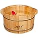 Saunas Tonneau De Bain De Pieds Bain De Pieds pour Enfants pour Massage des Pieds, Spa Bain De Pieds Domestique sans Couvercle (Color : Beige, Size : 36 * 36 * 18cm)