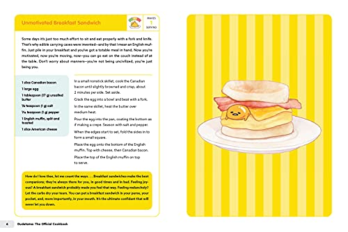 Gudetama: The Official Cookbook: Recipes for Living a Lazy Life