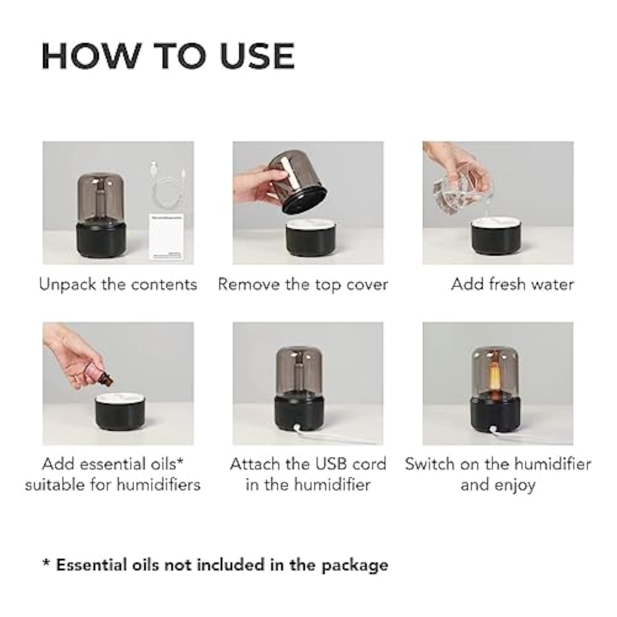 Essential Oil Diffuser 100ml with Auto Shut-Off Protection