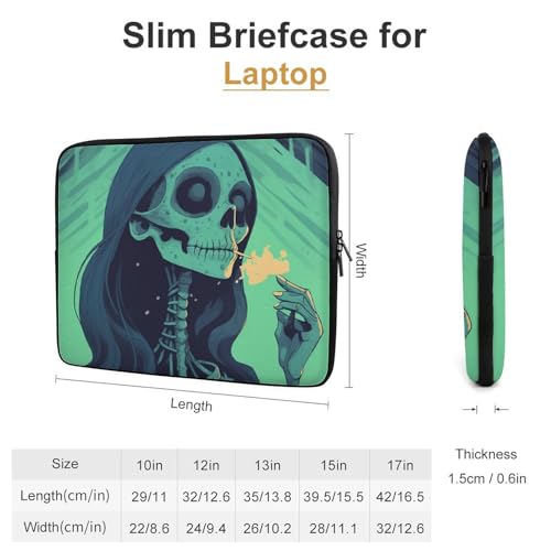 Funda para portátil 10 pulgadas con diseño esqueleto miniatura 2