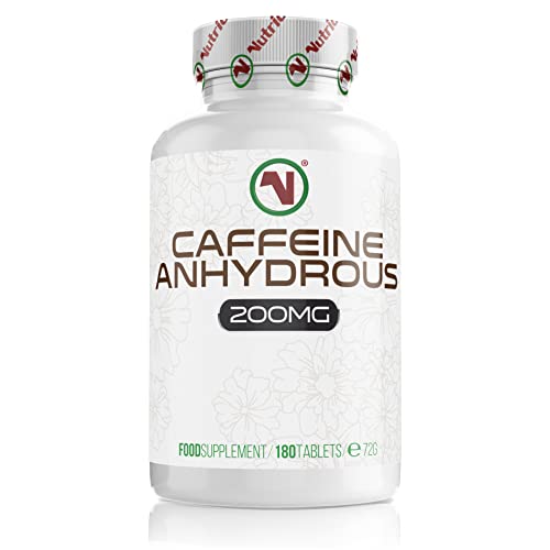 Nutriodol Caffeine Tablets 200mg 180ct