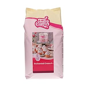 FunCakes Mix voor Enchanted Cream: Zeer Luchtige Hagelwitte Crème, Perfect voor het Vullen en Afsmeren van Taarten of…