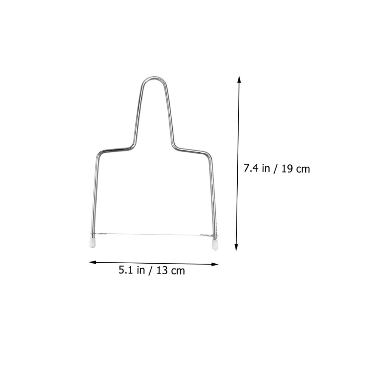 Unomor Metal Butter Slicer Wire Cheese Slicer Board Ergonomic Handle for Easy Cheese Cutting at Home