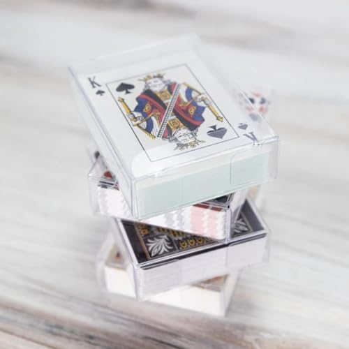 Baraja personalizada de cartas para jugar póker miniatura 3
