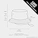 The Hat Depot 100% Cotton Stone-Washed Safari Wide Brim Foldable Double-Sided Outdoor Boonie Bucket Hat (L/XL, 3. Pigment - Sand)