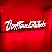 Don't Touch My Tools LED Neon Sign Funny Light for Garage Wall Decor Man Cave Light Workshop Gift for Handymen and Mechanics