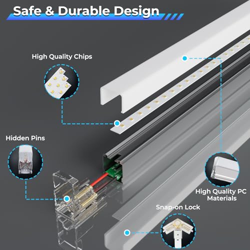 Gneng Led Garage Light-54W, 6500K 5940LM Garage Hexagon Shop Lights for Car Detailing, Workshop, Basement, Gym, Barber - image 5