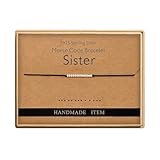 Sister Gifts for Women Morse Code Bracelet for Sister Sterling Silver Handmade Bracelets Inspirational Jewelry for Women