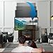 Mount-It! Fireplace Mantel TV Wall Mount, Above Fireplace Drop Down TV Mount, Pull Down Mantle Mount with Spring Assist, Sizes 42-65 inches with VESA from 100x100 to 600x500, max 55 lbs Weight