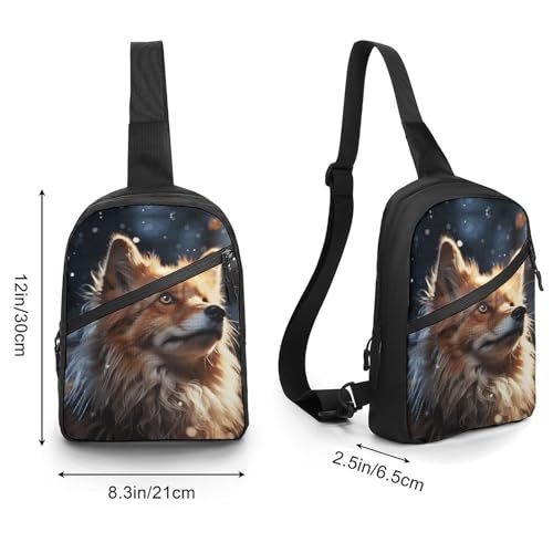 Mochila tipo bandolera urbana blanca para hombre y mujer miniatura 3