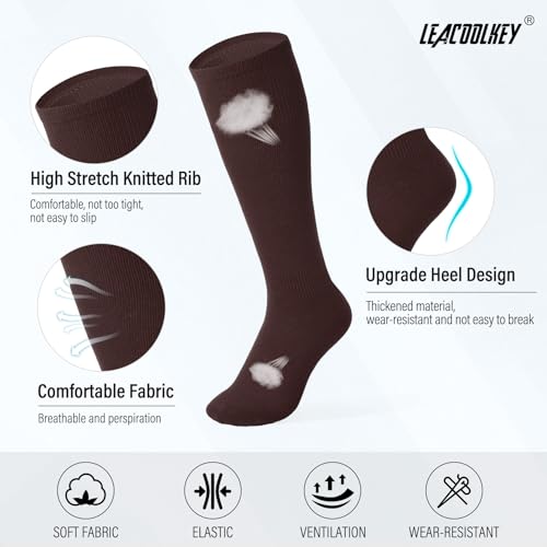 Image of LEACOOLKEY Baseball Belt and Socks Combo Set Adjustable Softball Socks and Elastic Belt for Youth and Adult