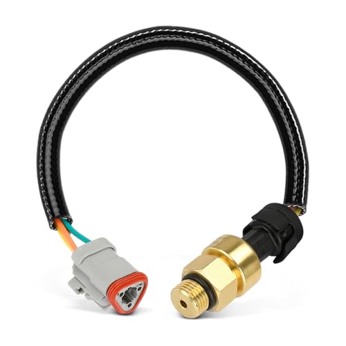 A-Premium Turbocharger Inlet Pressure Sensor [3 Pins] Compatible with Ford, Chevrolet, GMC, Freightliner, Kenworth, Peterbilt, Blue Bird & Crane Carrier Models - L8501, L8511, L8513, B7, T6500, TC2000