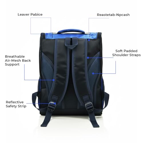 Image of School Bag for Boys & Girls 6-10 Years | Kids Lightweight Waterproof Backpack for 8-10 Years | Spacious Durable Book Bag for Primary & Middle School Students