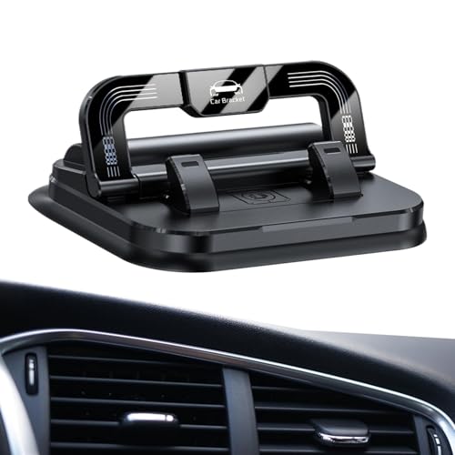 WYLFYJP Soporte de teléfono con Ventosa for matrícula, Base Antideslizante, diseño Giratorio, construcción compacta, fácil Usar, Ideal for desplazamientos Diarios y Viajes por Carretera