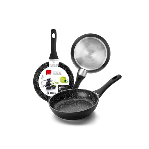 IBILI 440024 Sarten natura, Negro, 24 cm