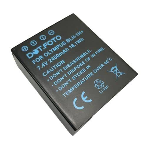 Batterie BLH-1 Olympus OM-D E-M1 Mark II grande capacité 2450mAh fully decoded