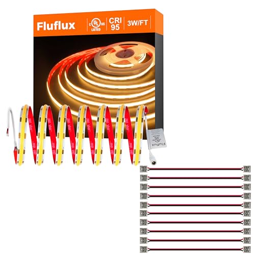 Tira LED 2700K 10 m Kit con conectores 24V COB miniatura 1