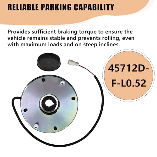 Ballmers Golf Cart Motor Brake 12V 40W 45712D-F-L0.52 Motor Brake Fits for Icon for Advanced Ev Golf Cart i20, i20u, i20l, i40, i40l, i40f, i60, i60f, i60l, i80, Advent by Ballmers - Image 4