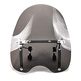 Ermöglicht ermüdungsfreies Fahren durch Schutz vor Fahrtwind vor allem des Oberkkörpers und Helmbereiches.