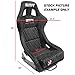 BULL BOOST PERFORMANCE Adjustable Diamond Luxury Racing Lowered Ultra Max Bucket Seat w/Sliders SINGLE RED