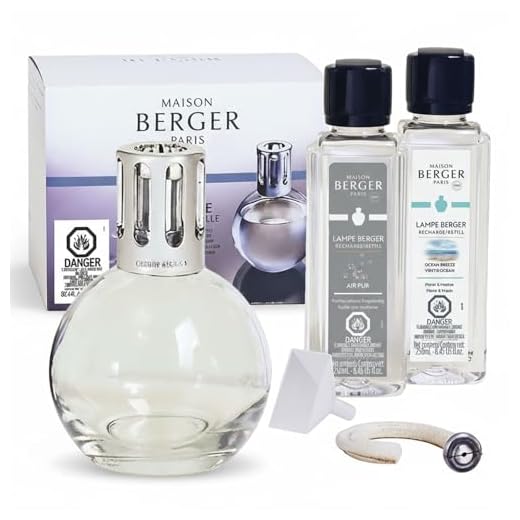Lampe Berger Giftset - Starter Round - Home Fragrance Diffuser - Includes 2 Fragrances So Neutral and Ocean Breeze - 250 milliliters - 8.45 Fluid Ounces