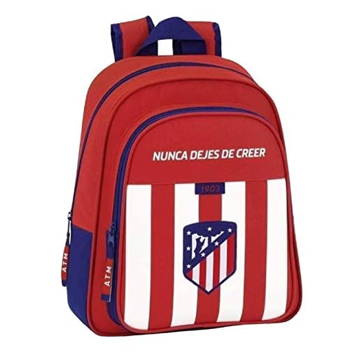 Safta Mochila Atlético De Madrid Oficial Mochila Infantil 280x100x340mm