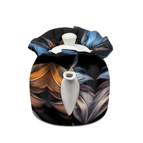Image of Boho Floral Teapot Cover Keep Warm Teapot Cover Insulated Kettle Cover for Home Kitchen Decor Tea Cozies for Hotel Restaurant Tea Party