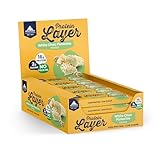 Multipower Protein Layer Bar Energieriegel mit 30% Protein – Fitnessriegel 18 x 50g – Proteinriegel als Sport-Snack – Eiweißriegel mit White Chocolate Pistachio Geschmack – kalorienarmer Eiweißriegel
